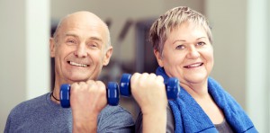 Hanteltraining hält fit
